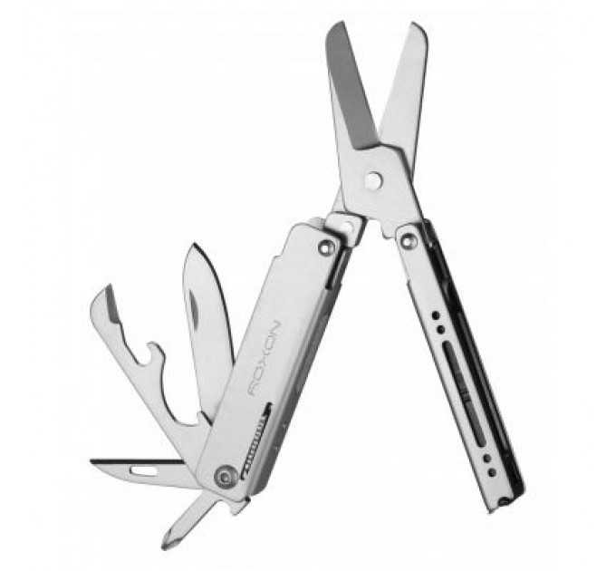 Мультитул Roxon зі змінними бітами Grey (M3)