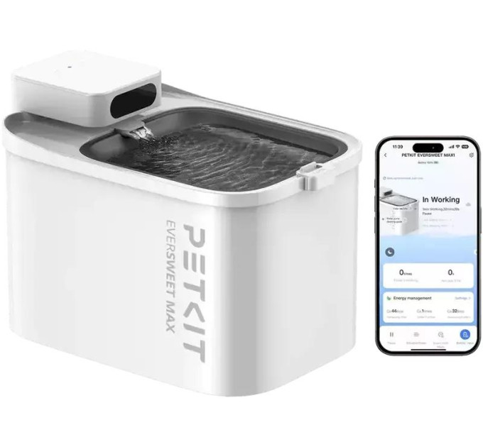 Petkit Поїлка PETKIT Eversweet MAX Smart Pet Drinking Fountain White P4115