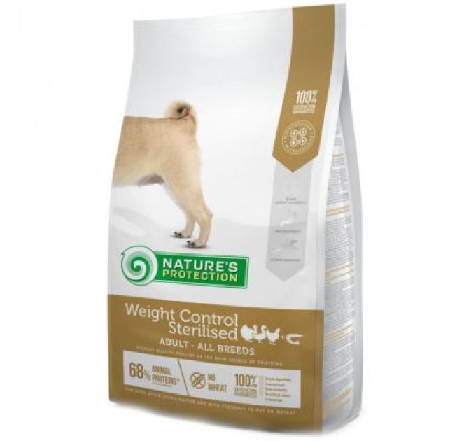 Сухий корм для собак Nature's Protection Weight Control Sterilised Adult all breeds 4 кг (NPS45660)