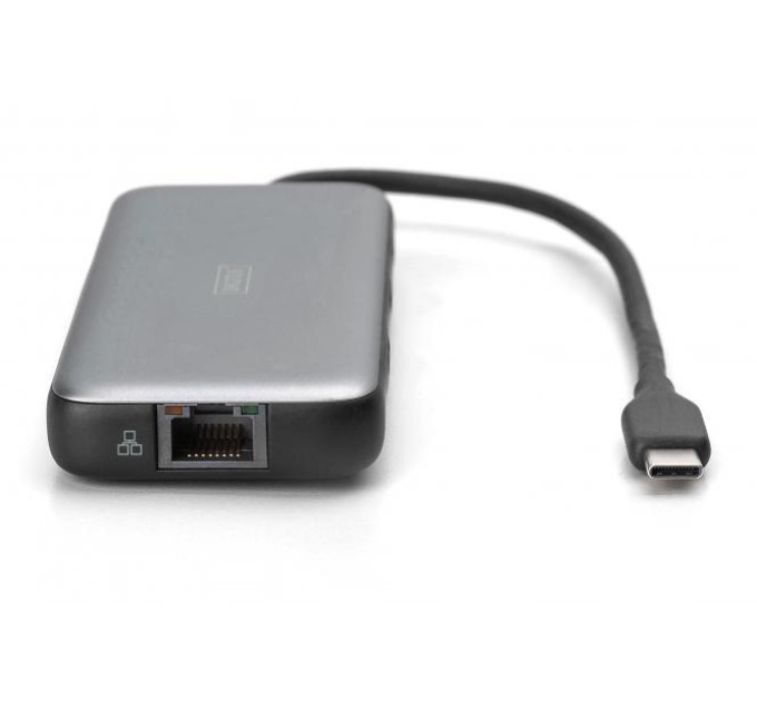 Assmann Док-станція USB-C, 7 портів, 1xHDMI, 3xUSB 3.2 Gen 2, 1xRJ45, 1xSD, 1xMicroSD, 1xPD DA-70914 DIGITUS by ASSMANN