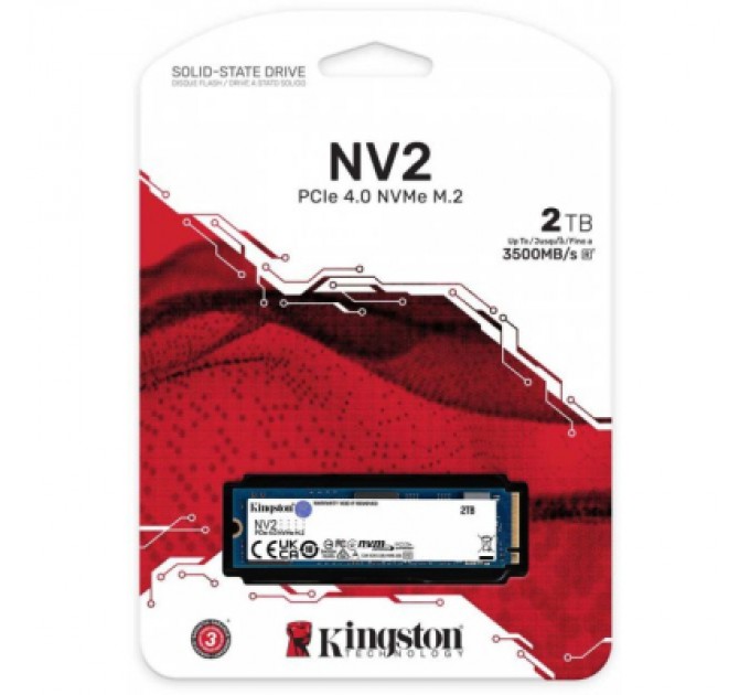 Kingston Накопичувач SSD M.2 2280 2TB Kingston (SNV2S/2000G)