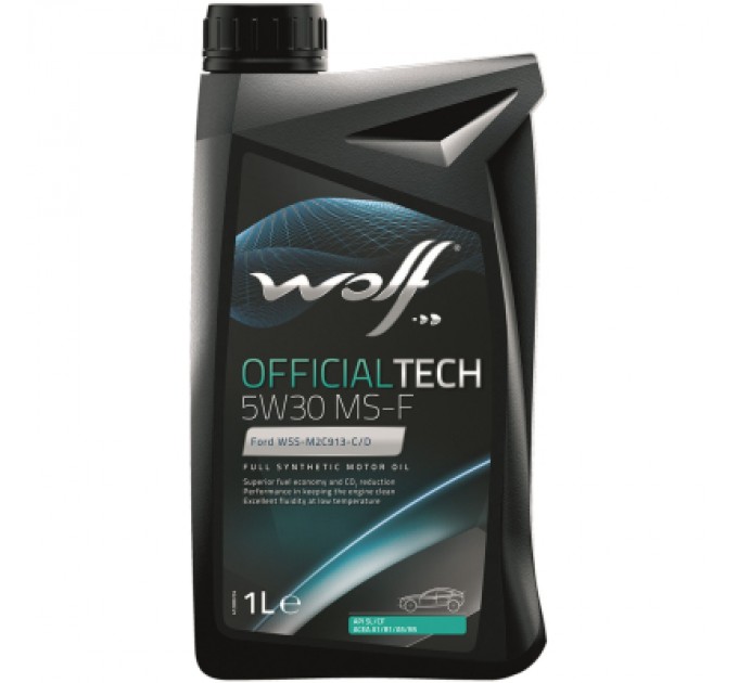 Моторна олива Wolf OFFICIALTECH 5W30 MS-F 1л (8308611)