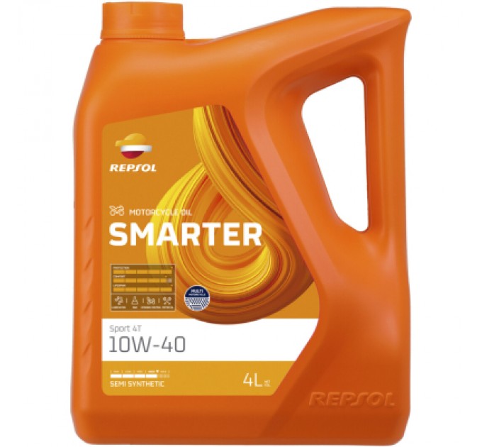 Моторна олива REPSOL SMARTER SPORT 4T 10W-40 4л (RPP2065MGB)