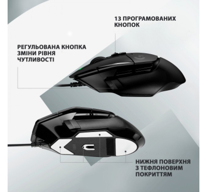 Logitech Мишка Logitech G502 X USB Black (910-006138)