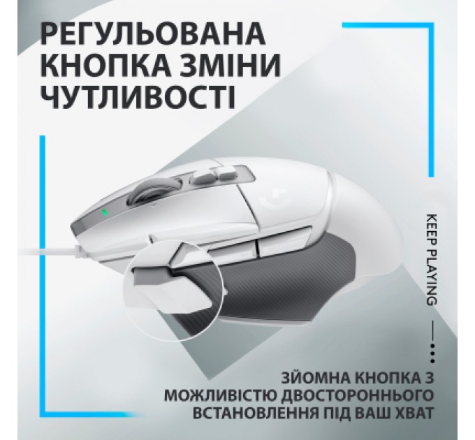 Logitech Мишка Logitech G502 X USB White (910-006146)