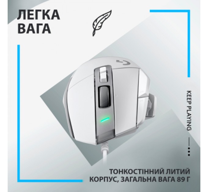 Logitech Мишка Logitech G502 X USB White (910-006146)