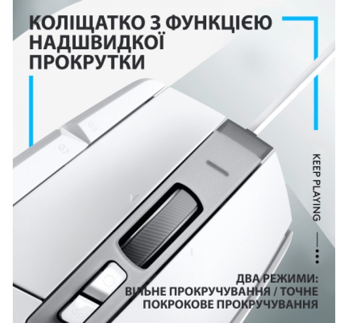 Logitech Мишка Logitech G502 X USB White (910-006146)