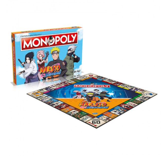 Настільна гра Winning Moves Naruto Monopoly (WM00167-EN1-6)