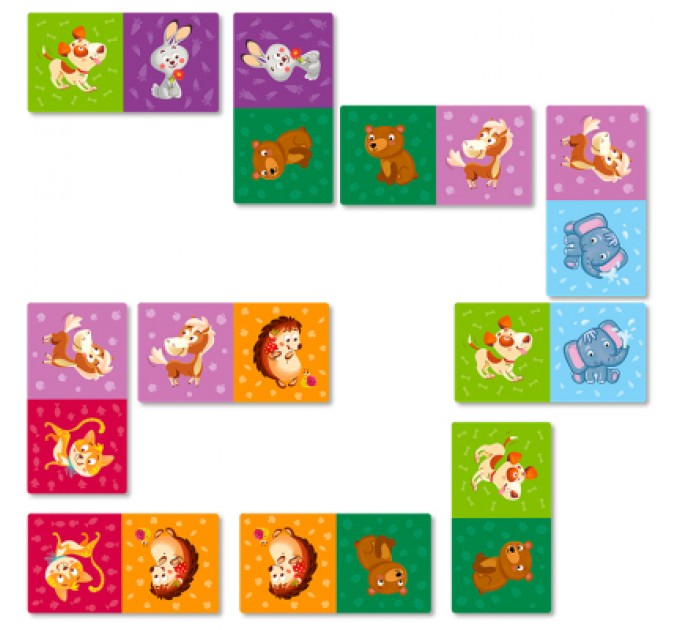 Настільна гра DoDo Доміно Тваринки (300248)