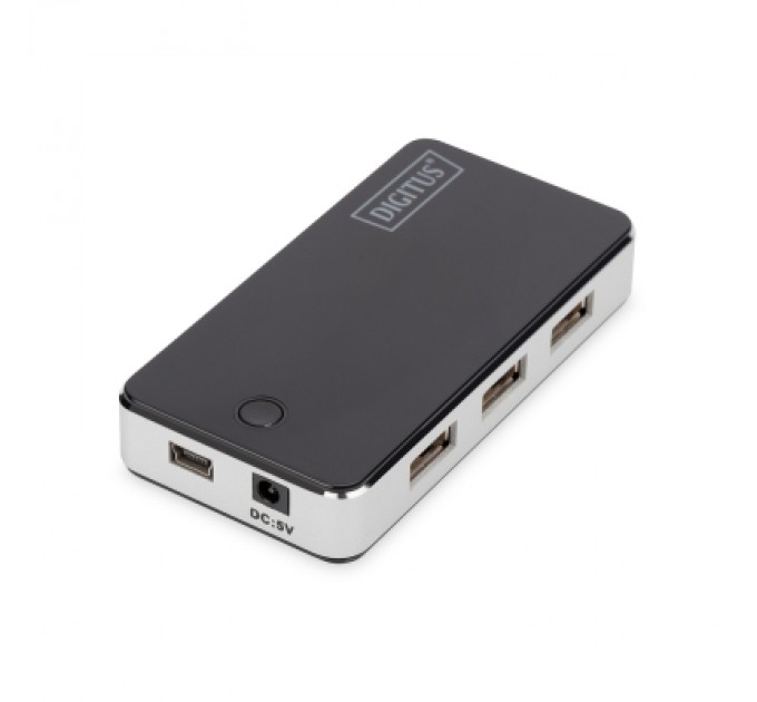 Digitus Концентратор Digitus USB 2.0 Hub, 7 Port (DA-70222)