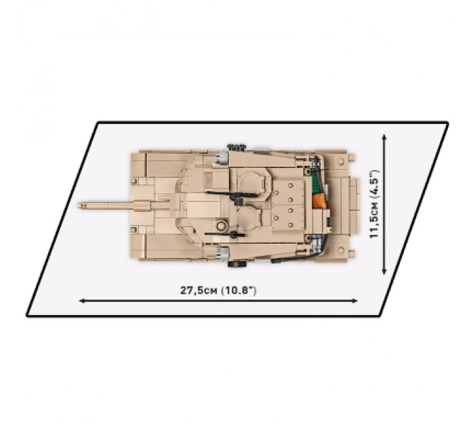 Конструктор Cobi Танк M1A2 Абрамс, 975 деталей (COBI-2622)