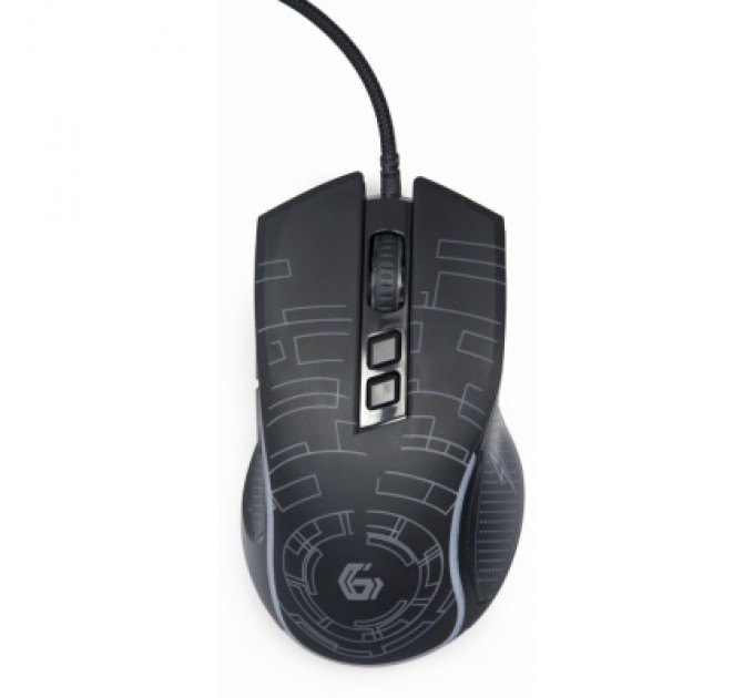 Gembird Мишка Gembird MUSG-RGB-01 USB Black (MUSG-RGB-01)