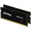 Kingston Fury (ex.HyperX) Модуль пам'яті для ноутбука SoDIMM DDR5 64GB (2x32GB) 4800 MHz FURY Impact Kingston Fury (ex.HyperX) (KF548S38IBK2-64)