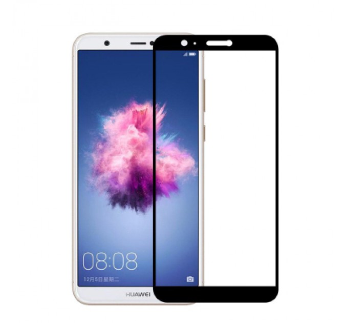 Скло захисне PowerPlant Full screen Huawei P Smart, Black (GL604883)