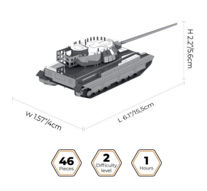 Конструктор Metal Time колекційна модель Conqueror FV214 (MT069)