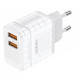Foneng Зарядний пристрій Foneng EU57 (2USBх2.4A) White (EU57-CH)