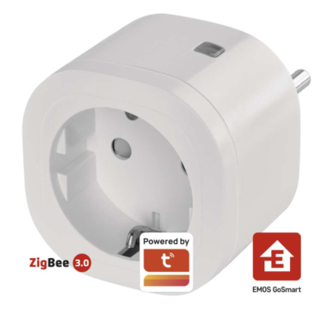 EMOS Розумна розетка WIFI P5533 GoSmart, ZigBee 3.0, IP44 EMOS (P5533)
