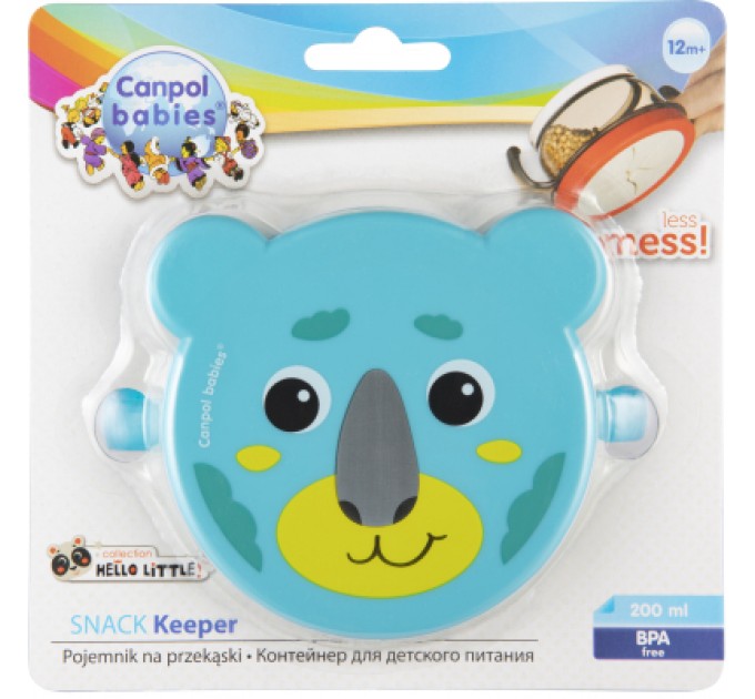 Контейнер для зберігання продуктів Canpol babies Hello Little Бірюзовий 200 мл (51/008_tur)