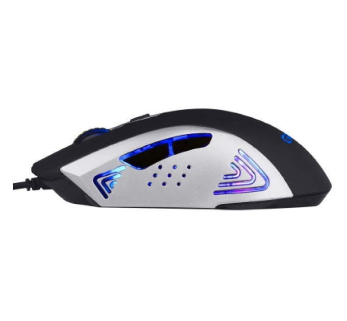 Gemix Мишка Gemix W100 USB Black/Gray + ігрова поверхня (W100Combo)