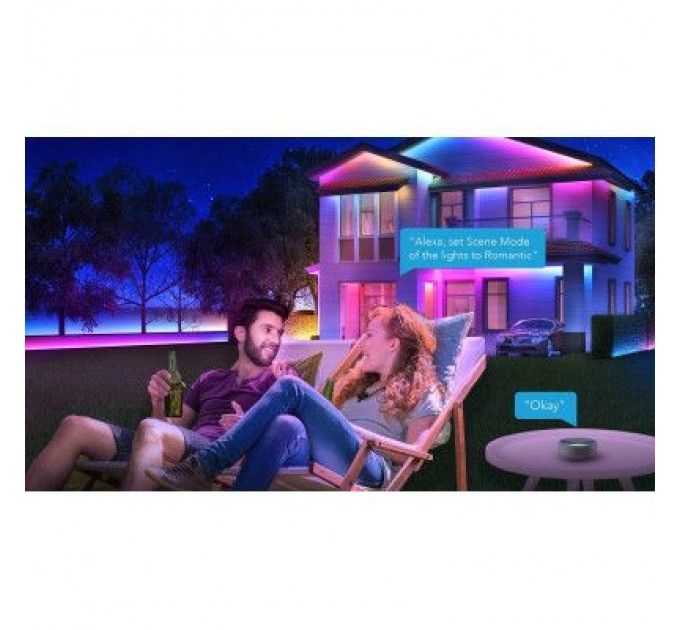 Світлодіодна стрічка Govee Phantasy Outdoor LED RGBIC Strip Lights 10м Білий (H61723D1)