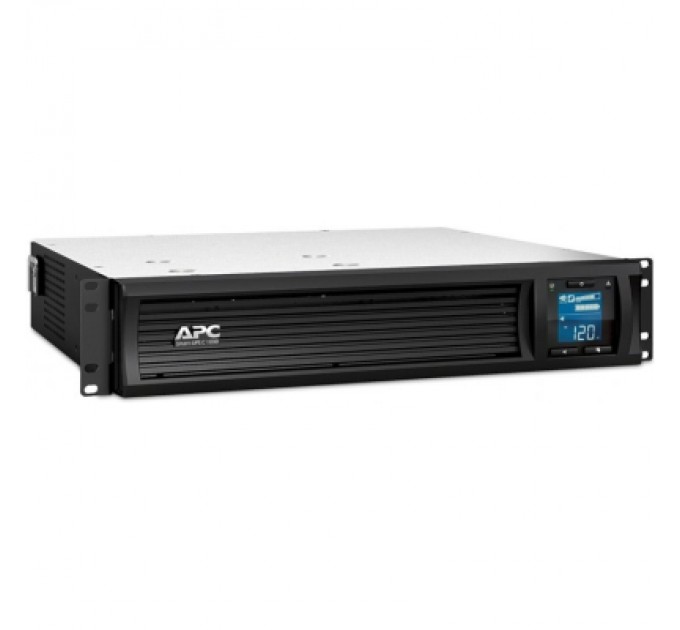Пристрій безперебійного живлення APC Smart-UPS C 1000VA LCD RM 2U with SmartConnect (SMC1000I-2UC)