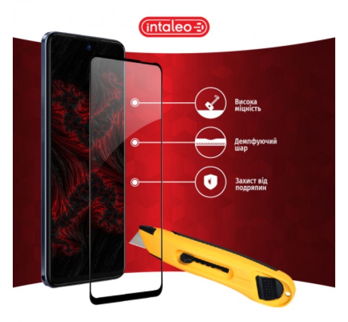 Скло захисне Intaleo Full Glue Tecno Camon 18 (1283126529146)