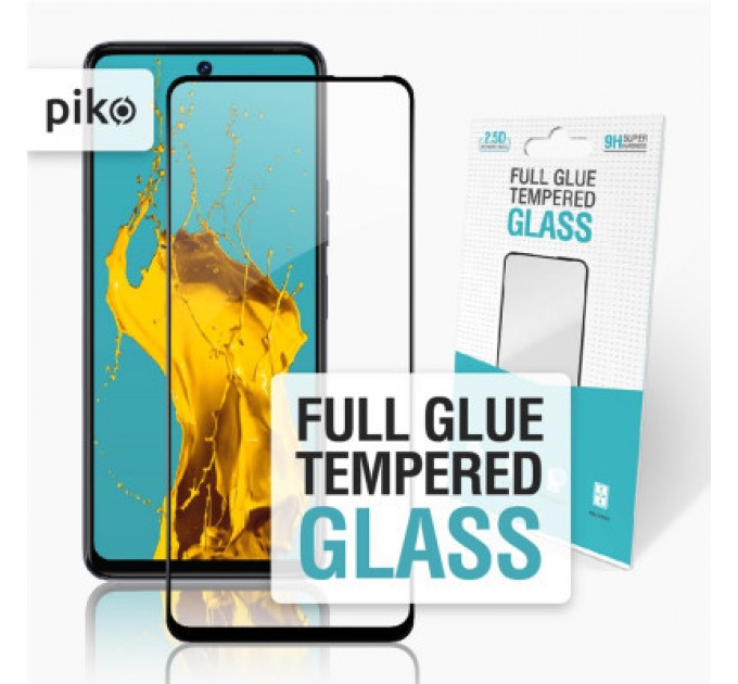 Скло захисне Piko Full Glue Tecno Camon 18 (1283126529153)