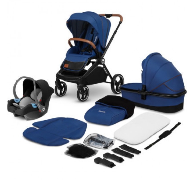 Коляска Lionelo 3 в 1 Mika Blue Navy (LO-MIKA 3IN1 BLUE NAVY)