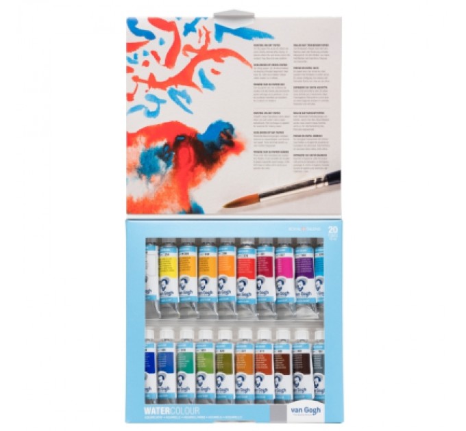 Акварельні фарби Royal Talens Van Gogh 20 кольорів по 10 мл (8712079422851)