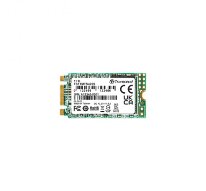 Transcend Накопичувач SSD M.2 2242 1TB Transcend (TS1TMTS425S)