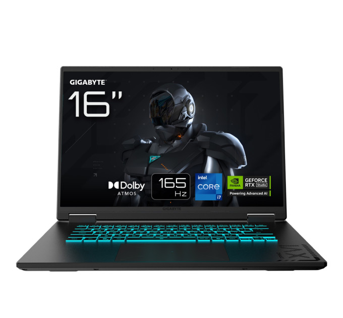 GIGABYTE Ноутбук Gigabyte A16 (CVHI3UA864SD) Black Steel