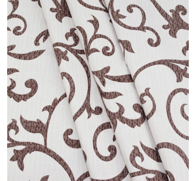 Постільна білизна Home Line Вензель шоколад бязь полуторний (161416)