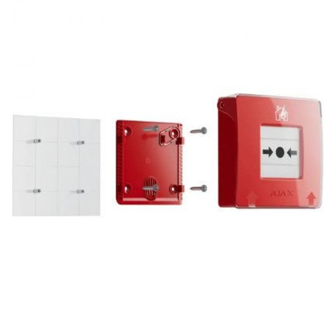 Кнопка тривоги Ajax Manual Call Point Червона