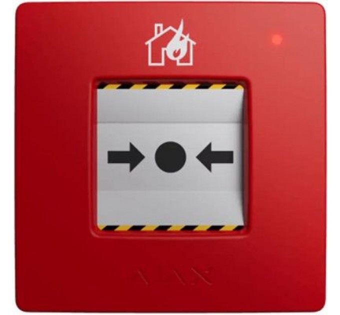 Кнопка тривоги Ajax Manual Call Point Червона