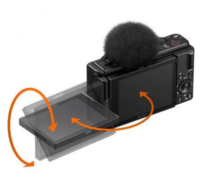 Цифровий фотоапарат Sony Alpha ZV-1F Black (ZV1FB.CE3)