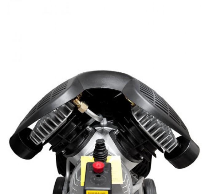 Компресор Sigma двоциліндровий 2.5кВт 455л/хв 10бар 50л (2 крана) (7043721)