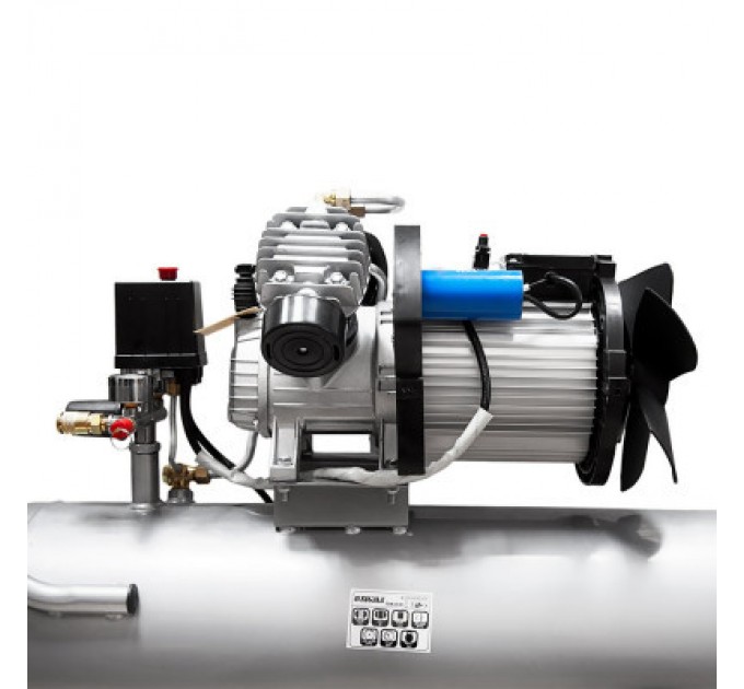 Компресор Sigma двоциліндровий 2.5кВт 455л/хв 10бар 50л (2 крана) (7043721)