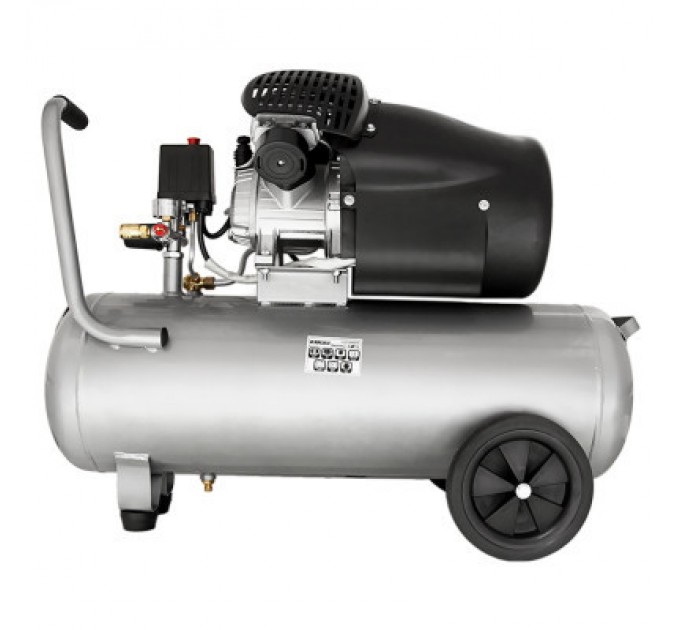 Компресор Sigma двоциліндровий 2.5кВт 455л/хв 10бар 50л (2 крана) (7043721)