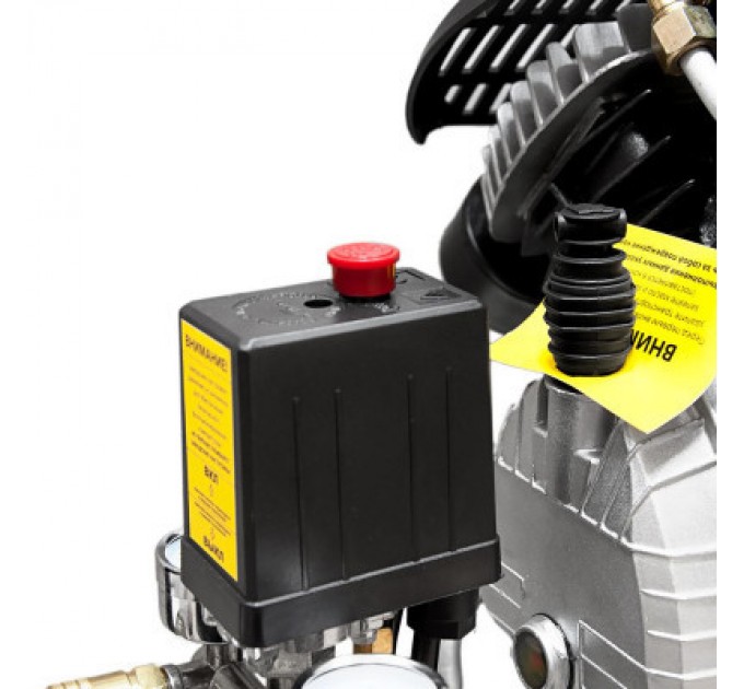 Компресор Sigma двоциліндровий 2.5кВт 455л/хв 10бар 50л (2 крана) (7043721)