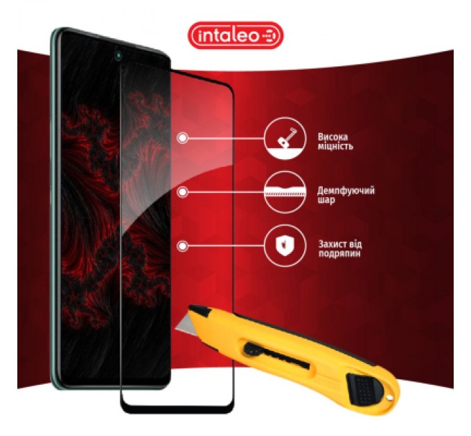 Скло захисне Intaleo Full Glue Infinix Hot 11s (1283126532382)