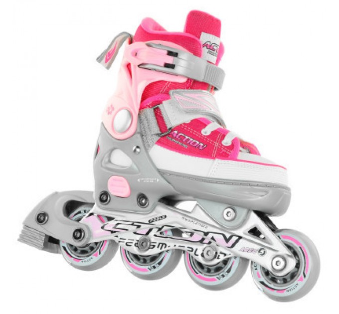 Роликові ковзани Action Anny Рожеві 29-32 (PW-126B-13-2PINK/29-32)