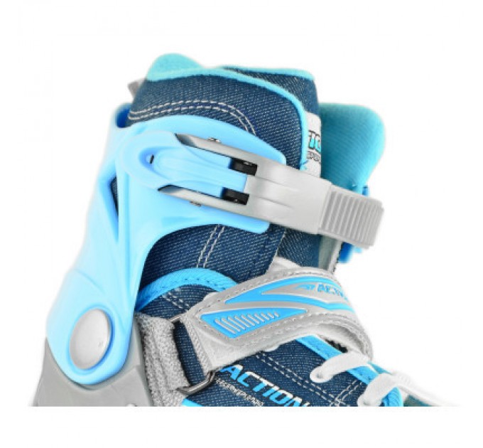 Роликові ковзани Action Kire Блакитні 33-36 (PW-126B-13-2BLUE/33-36)