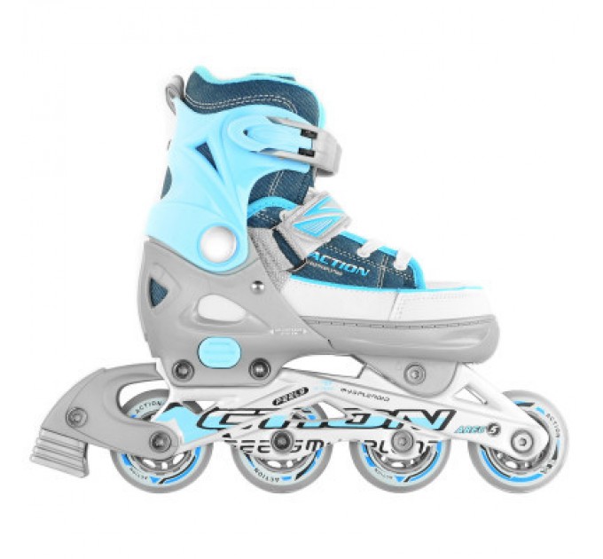 Роликові ковзани Action Kire Блакитні 33-36 (PW-126B-13-2BLUE/33-36)