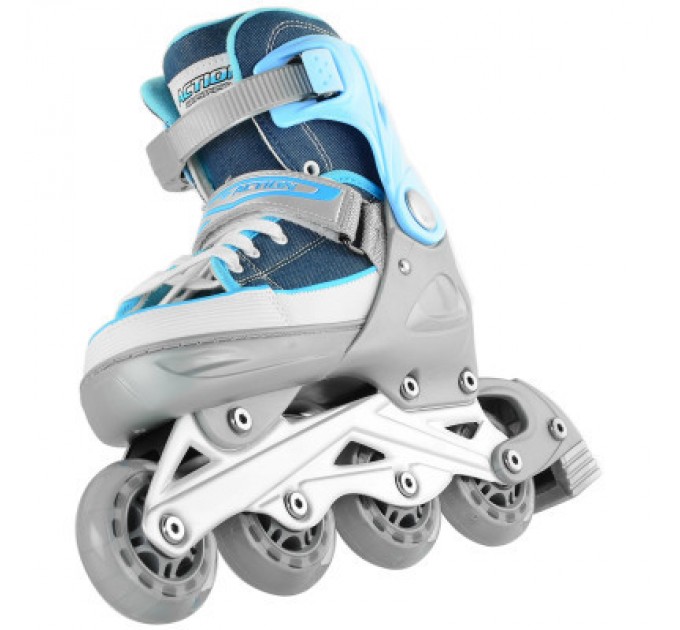 Роликові ковзани Action Kire Блакитні 37-40 (PW-126B-13-2BLUE/37-40)