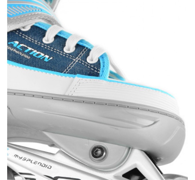 Роликові ковзани Action Kire Блакитні 37-40 (PW-126B-13-2BLUE/37-40)