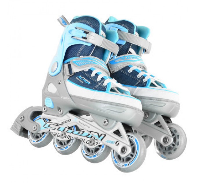 Роликові ковзани Action Kire Блакитні 37-40 (PW-126B-13-2BLUE/37-40)