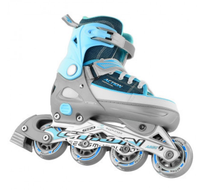 Роликові ковзани Action Kire Блакитні 37-40 (PW-126B-13-2BLUE/37-40)