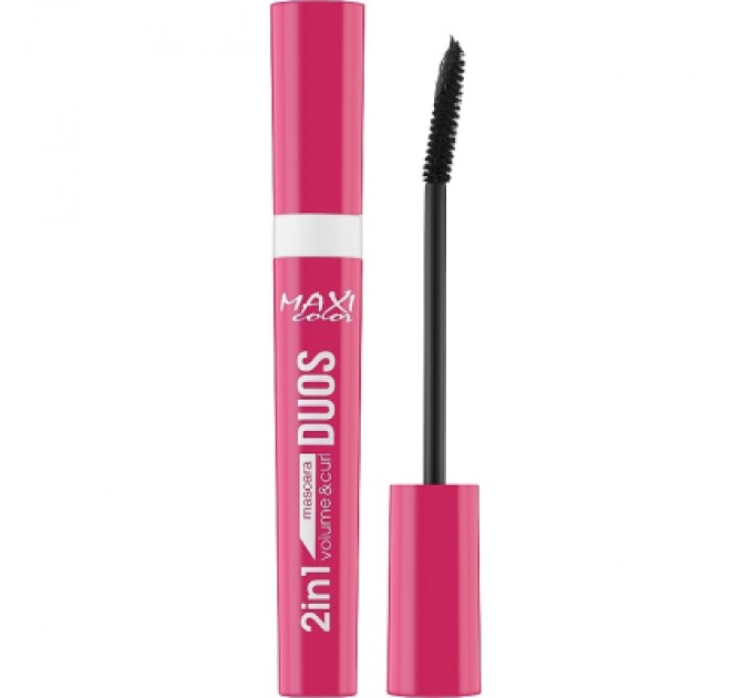 Туш для вій Maxi Color 2 in 1 Duos Volume & Curl (4823097116630)