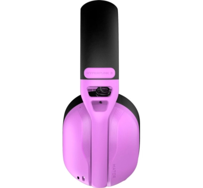 Hator Навушники Hator Hyperpunk 3 Wireless Hi-Res SyncHUB connection Cyber Violet (ESH19)