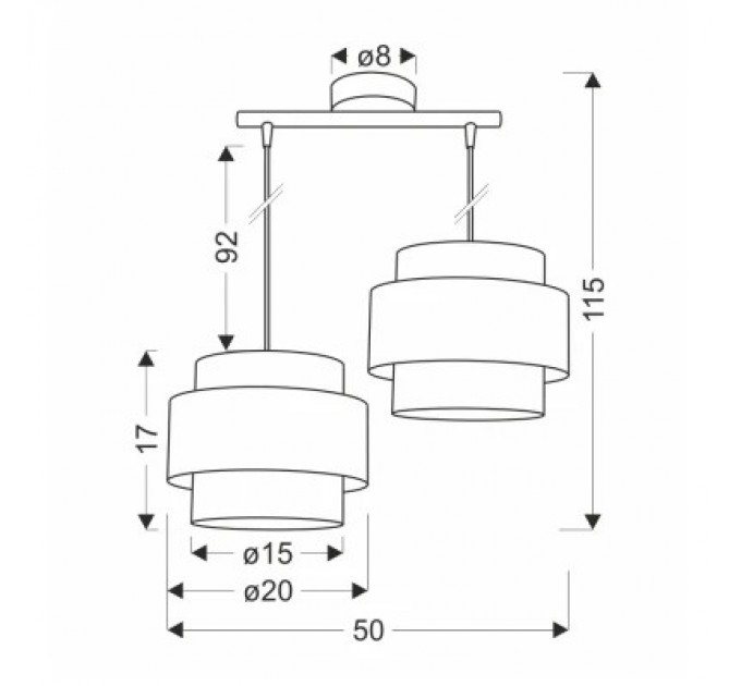Люстра Candellux Hare (32-18489)